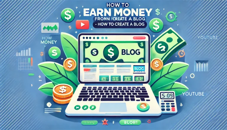 How to Earn Money from Blogs | How to Create a Blog: A Beginner’s Guide