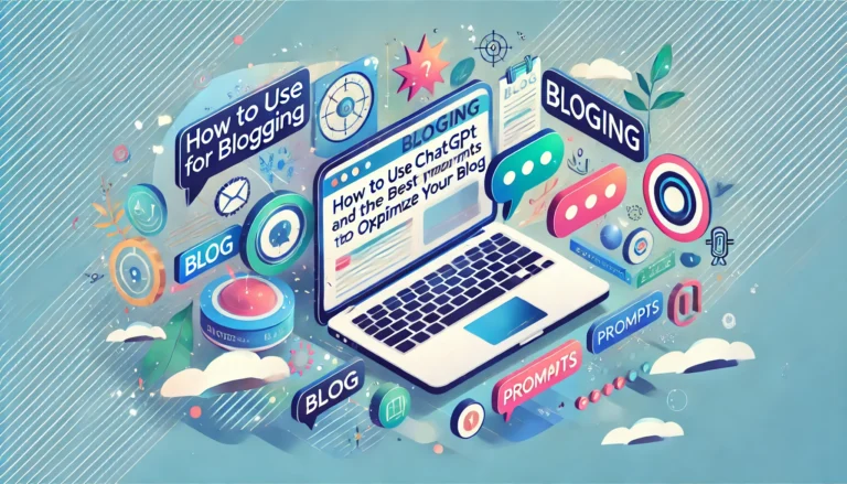 How to Use ChatGPT for Blogging and the Best Prompts to Optimize Your Blog