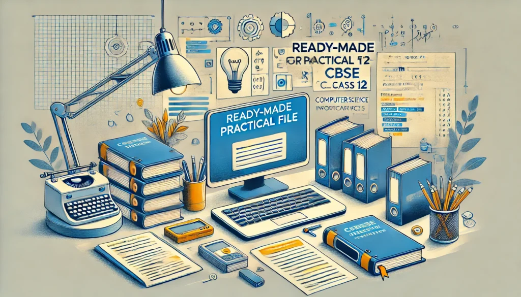 Get Ready-Made Practical Files for CBSE Class 12 IP/CS Students: Save Time and Ace Your Exams!