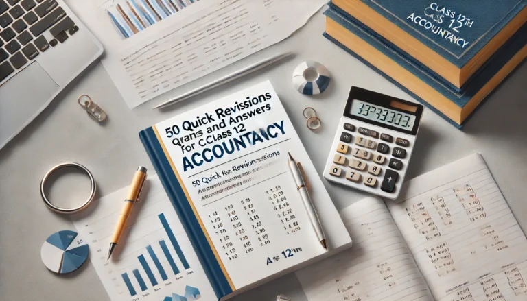 Important Questions for Class 12 Accountancy – Chapter wise