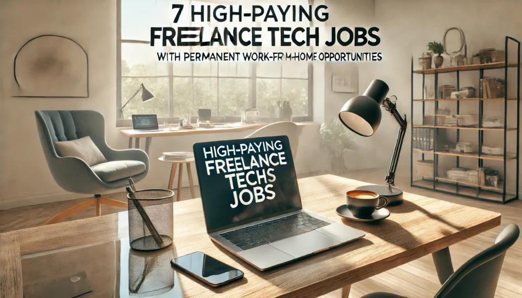 7 High-Paying Freelance Tech Jobs with Permanent Work-from-Home Opportunities