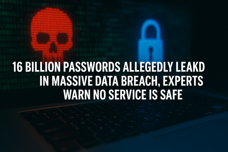 16 Billion Passwords Leaked in Massive Data Breach | Protect Yourself Now