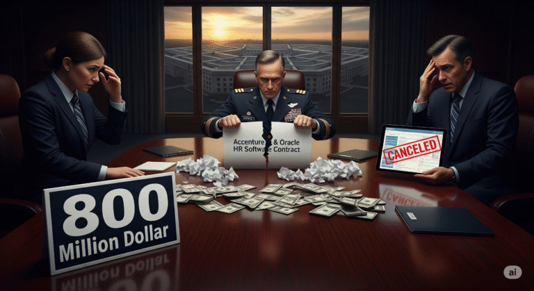 Pentagon Cancels Accenture, Oracle HR Software After $800M Spend