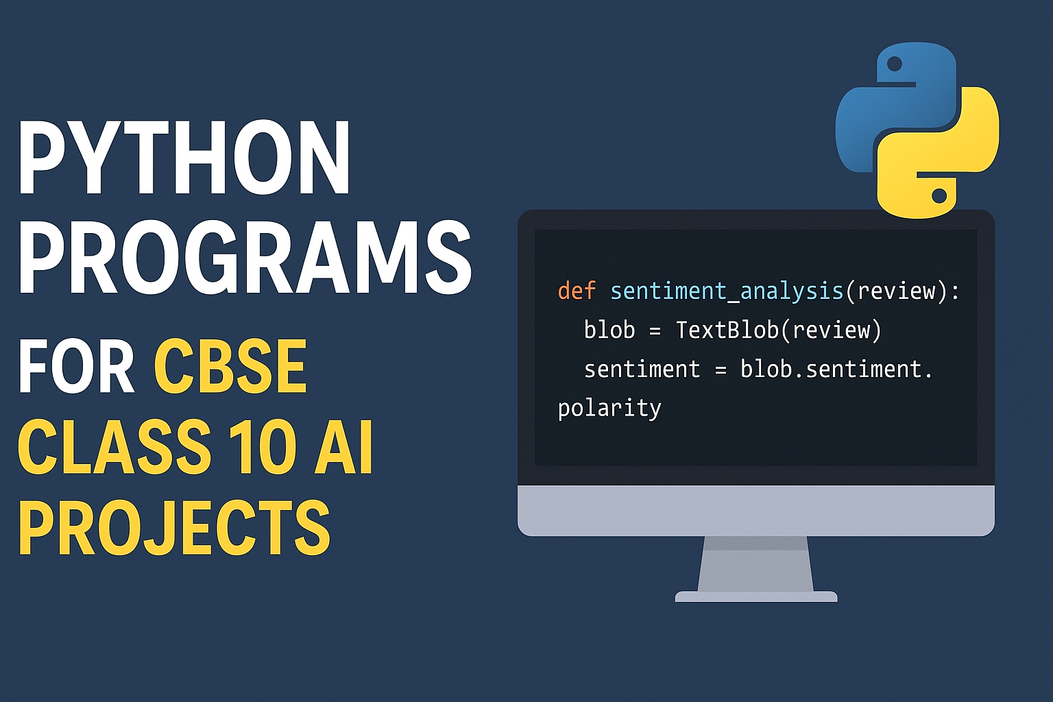 CBSE Class 10 AI Python Projects