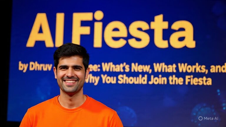 AI Fiesta by Dhruv Rathee: What’s New, What Works, and Why You Should Join the Fiesta