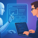 Comparison between AI website builder and professional web developer for business websites