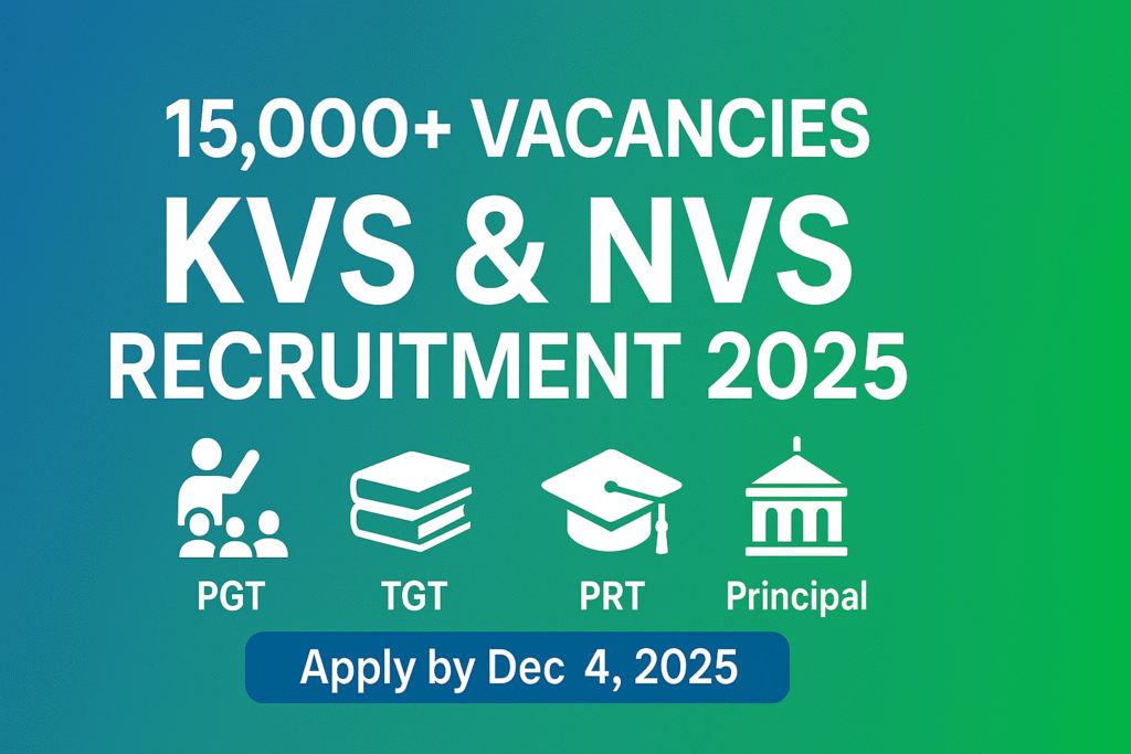 kvs-nvs-recruitment-2025-complete-guide