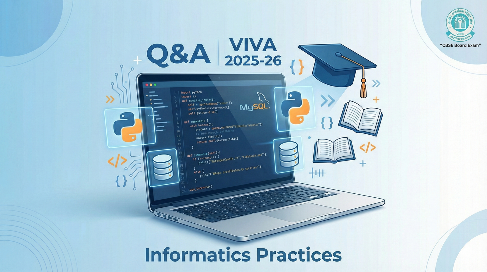 100+ CBSE Class 12 Informatics Practices Viva Questions and Answers 2025-26