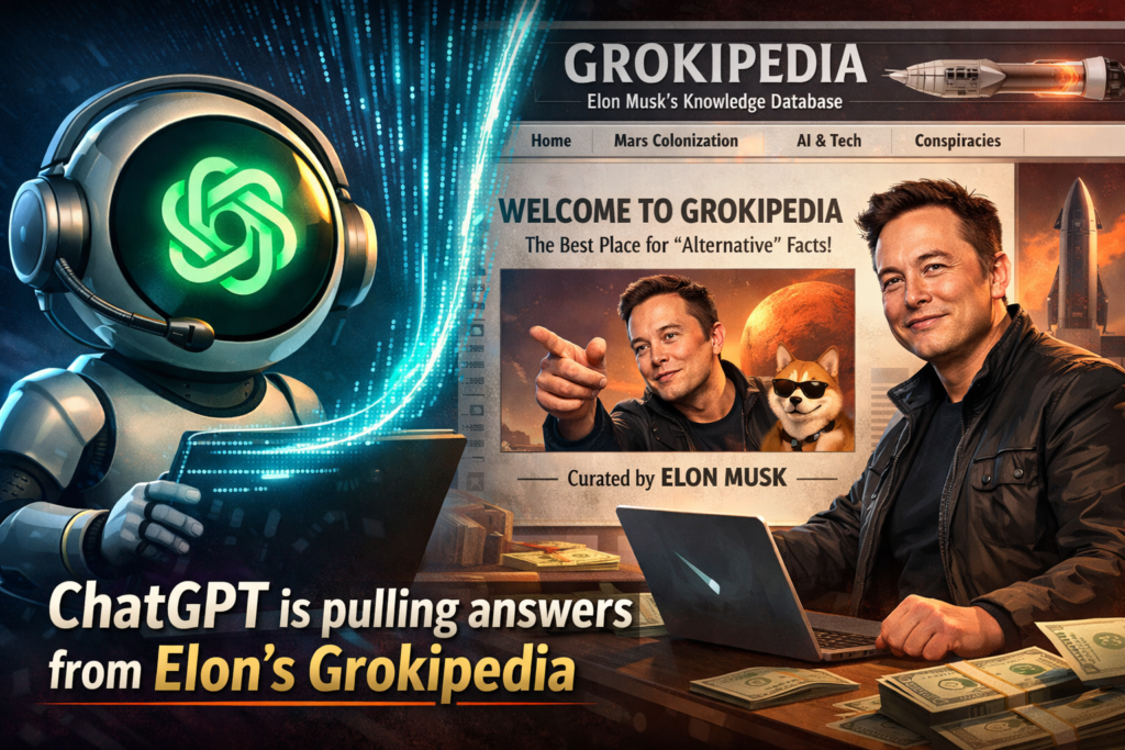 ChatGPT is pulling answers from Elon Musk’s Grokipedia