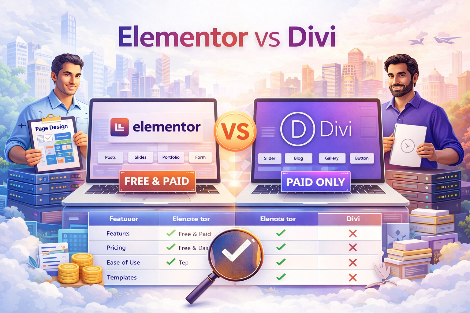 Elementor vs Divi 2026: Features, Pricing & Full Comparison